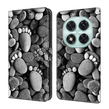 Coque de téléphone en cuir végétalien peint effet cristal, pour Redmi 14C 4G, pour Redmi 13C 4G / 5G, pour Redmi K70E / Poco X6 Pro