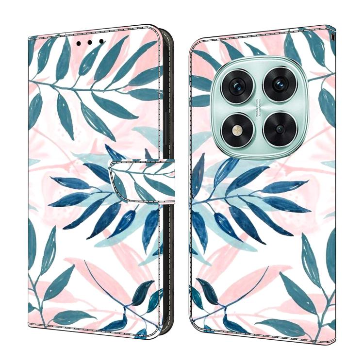 Coque de téléphone en cuir végétalien peint effet cristal, pour Redmi 14C 4G, pour Redmi 13C 4G / 5G, pour Redmi K70E / Poco X6 Pro