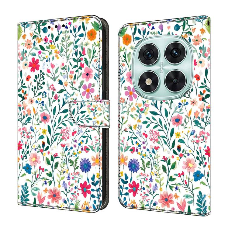 Coque de téléphone en cuir végétalien peint effet cristal, pour Redmi 14C 4G, pour Redmi 13C 4G / 5G, pour Redmi K70E / Poco X6 Pro