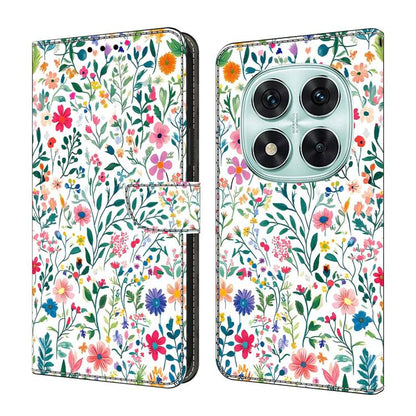 Coque de téléphone en cuir végétalien peint effet cristal, pour Redmi 14C 4G, pour Redmi 13C 4G / 5G, pour Redmi K70E / Poco X6 Pro