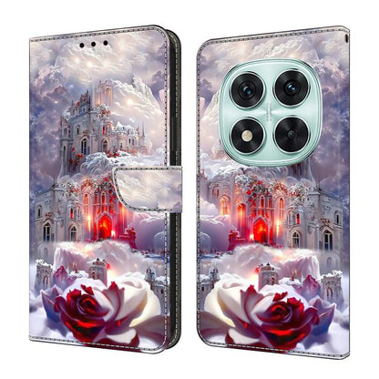 Coque de téléphone en cuir végétalien peint effet cristal, pour Redmi 14C 4G, pour Redmi 13C 4G / 5G, pour Redmi K70E / Poco X6 Pro