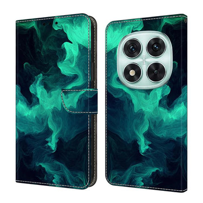 Coque de téléphone en cuir végétalien peint effet cristal, pour Redmi 14C 4G, pour Redmi 13C 4G / 5G, pour Redmi K70E / Poco X6 Pro