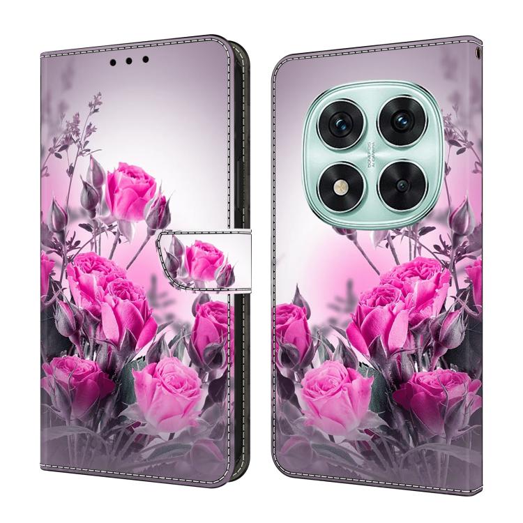 Coque de téléphone en cuir végétalien peint effet cristal, pour Redmi 14C 4G, pour Redmi 13C 4G / 5G, pour Redmi K70E / Poco X6 Pro