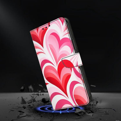 Étui de téléphone en cuir vegan peint effet cristal, Pour Redmi Note 15 5G / 4G Global 164mm, Pour Redmi Note 15 Pro 5G Global 163.6mm, Pour Redmi 15C 5G / 4G EU 173mm, Pour Redmi 15 5G Global / 4G SEA 169.5mm