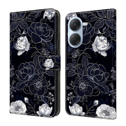 Étui de téléphone en cuir vegan peint effet cristal, Pour Redmi Note 15 5G / 4G Global 164mm, Pour Redmi Note 15 Pro 5G Global 163.6mm, Pour Redmi 15C 5G / 4G EU 173mm, Pour Redmi 15 5G Global / 4G SEA 169.5mm