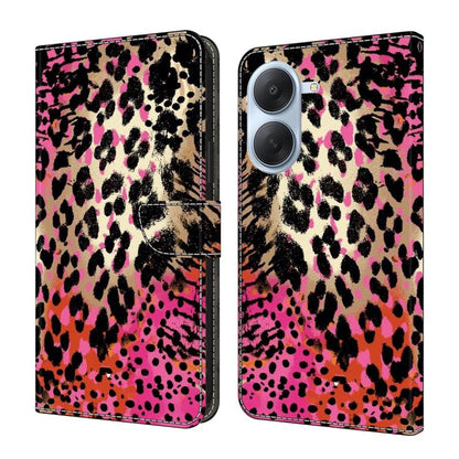 Étui de téléphone en cuir vegan peint effet cristal, Pour Redmi Note 15 5G / 4G Global 164mm, Pour Redmi Note 15 Pro 5G Global 163.6mm, Pour Redmi 15C 5G / 4G EU 173mm, Pour Redmi 15 5G Global / 4G SEA 169.5mm