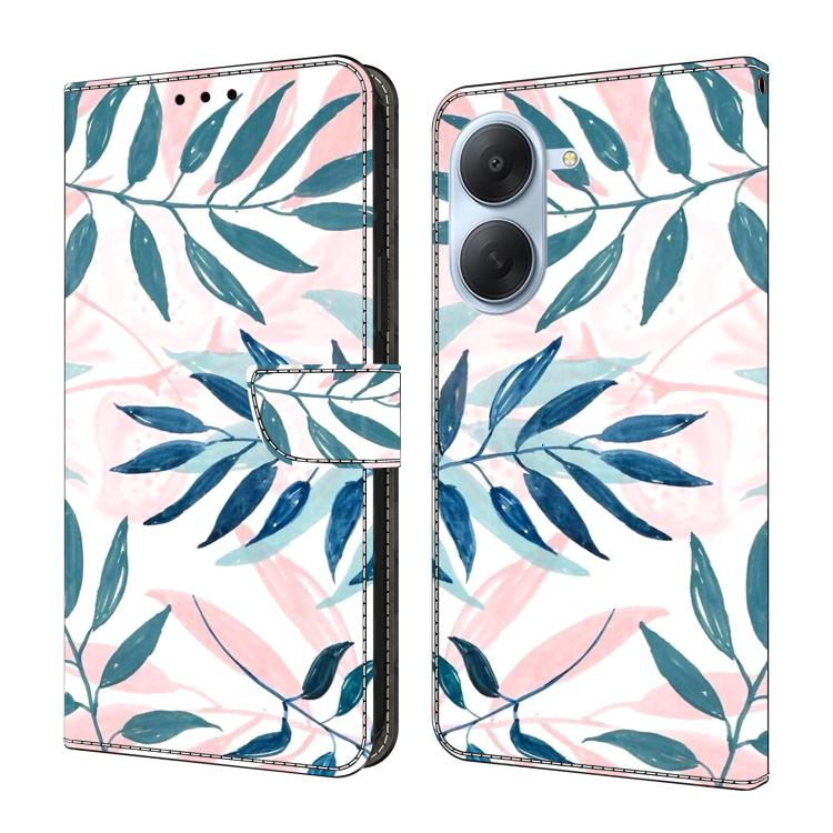 Étui de téléphone en cuir vegan peint effet cristal, Pour Redmi Note 15 5G / 4G Global 164mm, Pour Redmi Note 15 Pro 5G Global 163.6mm, Pour Redmi 15C 5G / 4G EU 173mm, Pour Redmi 15 5G Global / 4G SEA 169.5mm