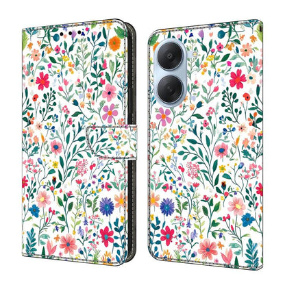 Étui de téléphone en cuir vegan peint effet cristal, Pour Redmi Note 15 5G / 4G Global 164mm, Pour Redmi Note 15 Pro 5G Global 163.6mm, Pour Redmi 15C 5G / 4G EU 173mm, Pour Redmi 15 5G Global / 4G SEA 169.5mm