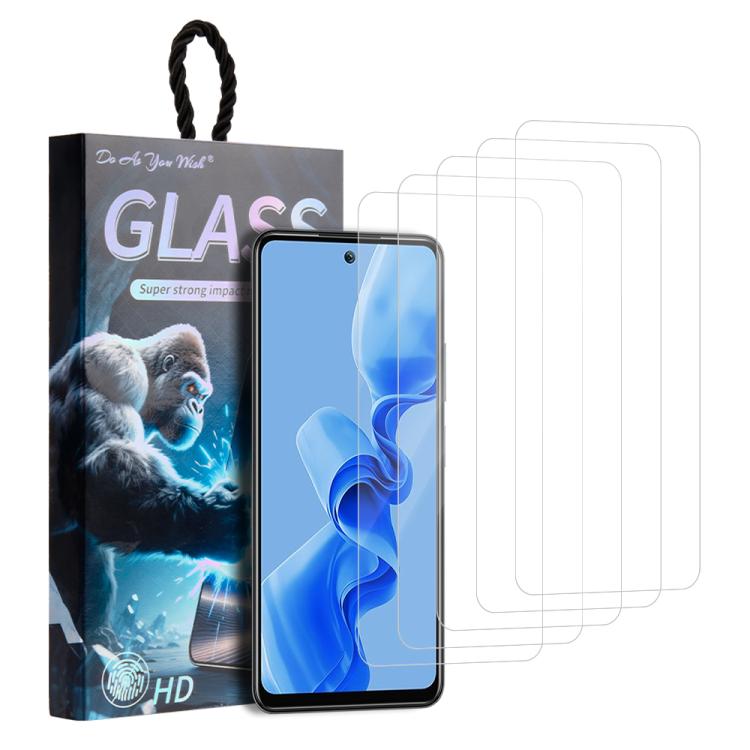 5pcs / Pack Do As You Wish HD Tempered Glass Film, For Itel S25, For Itel S24, For Itel A70