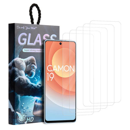 5pcs / Pack Do As You Wish HD Tempered Glass Film, For Tecno Pop 10C 4G, For Tecno Spark 40 4G, For Tecno Pova 7 Ultra 5G, For Tecno Pova 7 4G, For Tecno Spark 30 Pro, For Tecno Spark 30 4G, For Tecno Pop 9 5G, For Tecno Spark Go 2025                  ...