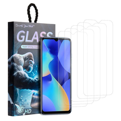 5pcs / Pack Do As You Wish HD Tempered Glass Film, For Tecno Pop 10C 4G, For Tecno Spark 40 4G, For Tecno Pova 7 Ultra 5G, For Tecno Pova 7 4G, For Tecno Spark 30 Pro, For Tecno Spark 30 4G, For Tecno Pop 9 5G, For Tecno Spark Go 2025                  ...