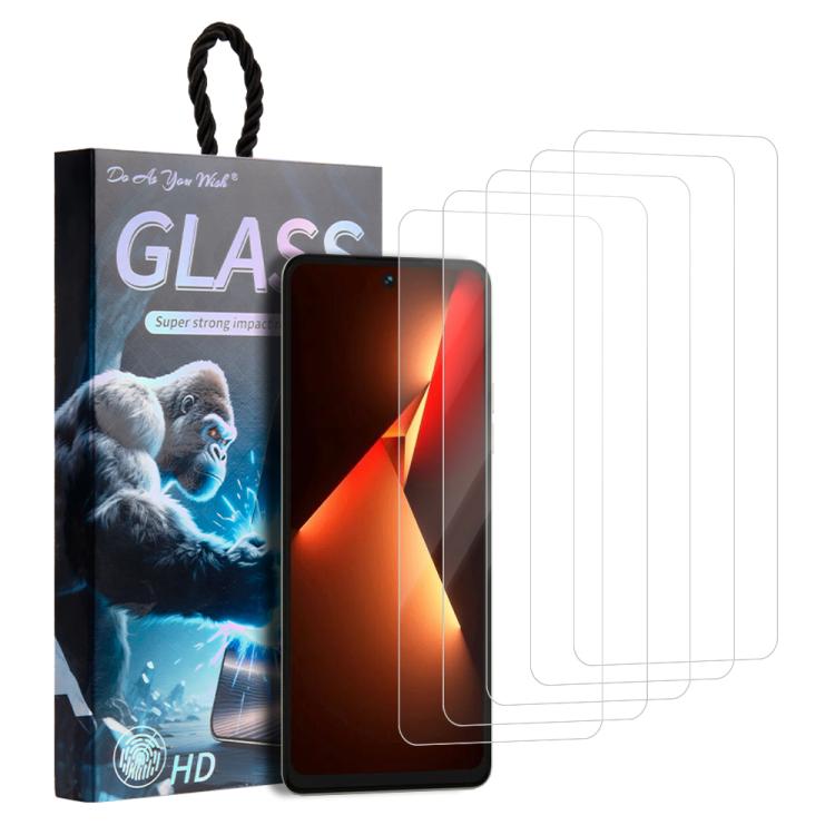 5pcs / Pack Do As You Wish HD Tempered Glass Film, For Tecno Pop 10C 4G, For Tecno Spark 40 4G, For Tecno Pova 7 Ultra 5G, For Tecno Pova 7 4G, For Tecno Spark 30 Pro, For Tecno Spark 30 4G, For Tecno Pop 9 5G, For Tecno Spark Go 2025                  ...