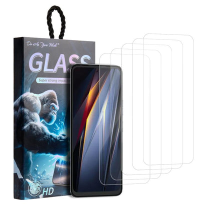 5pcs / Pack Do As You Wish HD Tempered Glass Film, For Tecno Pop 10C 4G, For Tecno Spark 40 4G, For Tecno Pova 7 Ultra 5G, For Tecno Pova 7 4G, For Tecno Spark 30 Pro, For Tecno Spark 30 4G, For Tecno Pop 9 5G, For Tecno Spark Go 2025                  ...