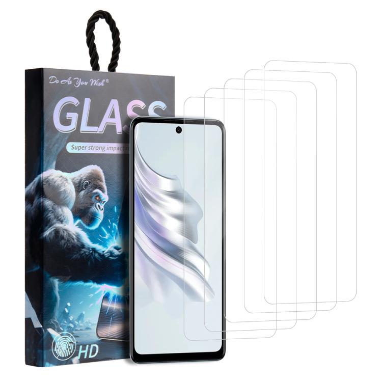 5pcs / Pack Do As You Wish HD Tempered Glass Film, For Tecno Pop 10C 4G, For Tecno Spark 40 4G, For Tecno Pova 7 Ultra 5G, For Tecno Pova 7 4G, For Tecno Spark 30 Pro, For Tecno Spark 30 4G, For Tecno Pop 9 5G, For Tecno Spark Go 2025                  ...