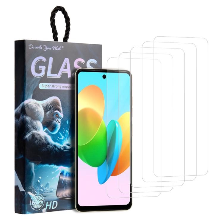 5pcs / Pack Do As You Wish HD Tempered Glass Film, For Tecno Pop 10C 4G, For Tecno Spark 40 4G, For Tecno Pova 7 Ultra 5G, For Tecno Pova 7 4G, For Tecno Spark 30 Pro, For Tecno Spark 30 4G, For Tecno Pop 9 5G, For Tecno Spark Go 2025                  ...