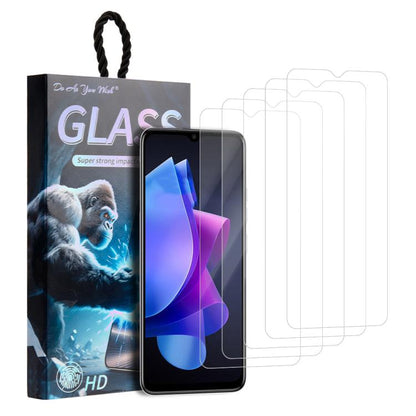 5pcs / Pack Do As You Wish HD Tempered Glass Film, For Tecno Pop 10C 4G, For Tecno Spark 40 4G, For Tecno Pova 7 Ultra 5G, For Tecno Pova 7 4G, For Tecno Spark 30 Pro, For Tecno Spark 30 4G, For Tecno Pop 9 5G, For Tecno Spark Go 2025                  ...