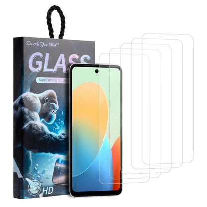 5pcs / Pack Do As You Wish HD Tempered Glass Film, For Tecno Pop 10C 4G, For Tecno Spark 40 4G, For Tecno Pova 7 Ultra 5G, For Tecno Pova 7 4G, For Tecno Spark 30 Pro, For Tecno Spark 30 4G, For Tecno Pop 9 5G, For Tecno Spark Go 2025                  ...