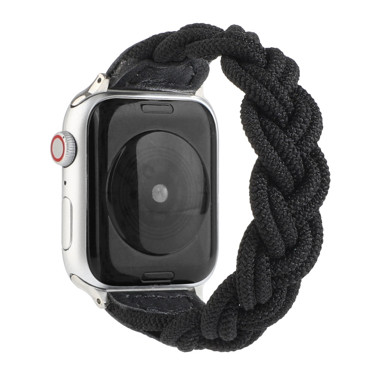 Bracelet de montre tissé élastique pour Apple Watch Series 6 et SE et 5 et 4 40 mm / 3 et 2 et 1 38 mm, 120 mm, 130 mm, 150 mm, 160 mm