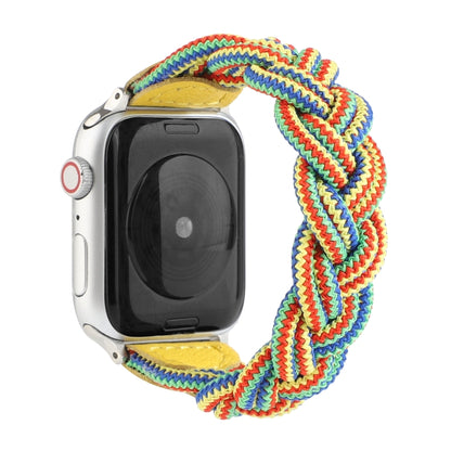 Bracelet de montre tissé élastique pour Apple Watch Series 6 et SE et 5 et 4 40 mm / 3 et 2 et 1 38 mm, 120 mm, 130 mm, 150 mm, 160 mm
