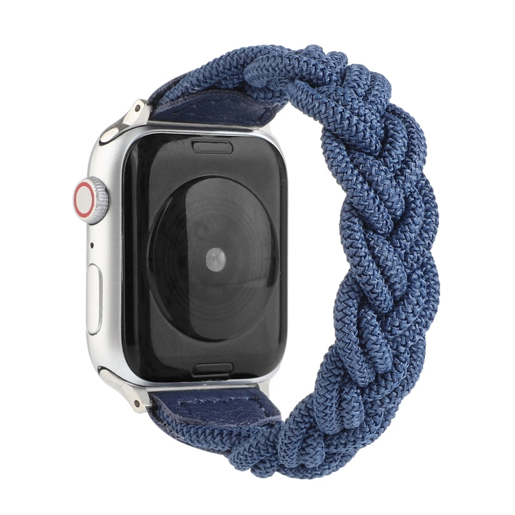 Bracelet de montre tissé élastique pour Apple Watch Series 6 et SE et 5 et 4 40 mm / 3 et 2 et 1 38 mm, 120 mm, 130 mm, 150 mm, 160 mm