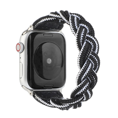 Bracelet de montre tissé élastique pour Apple Watch Series 6 et SE et 5 et 4 40 mm / 3 et 2 et 1 38 mm, 120 mm, 130 mm, 150 mm, 160 mm
