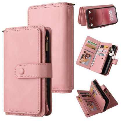 Skin Feel Multi Card Slots Zipper Wallet Leather Phone Case, For Nothing Phone 4a Pro, For Nothing Phone 4a