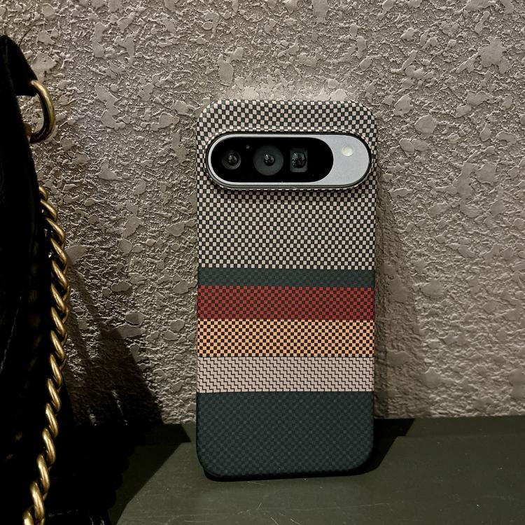 Water Transfer Printing Double-sided Skin Feel Striped Magnetic PC Phone Case, For Google Pixel 10 Pro XL, For Google Pixel 10 Pro / 10, For Google Pixel 9 Pro XL, For Google Pixel 9 Pro / 9