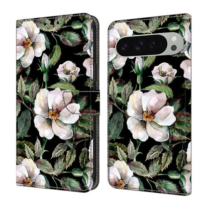 Crystal-Like Painted Vegan Leather Phone Case, For Google Pixel 9 Pro, For Google Pixel 9, For Google Pixel 8a, For Google Pixel 8 Pro, For Google Pixel 8