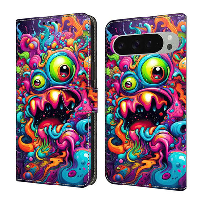 Crystal-Like Painted Vegan Leather Phone Case, For Google Pixel 10a, For Google Pixel 10 Pro XL, For Google Pixel 10 Pro, For Google Pixel 10, For Google Pixel 9a, For Google Pixel 9 Pro XL