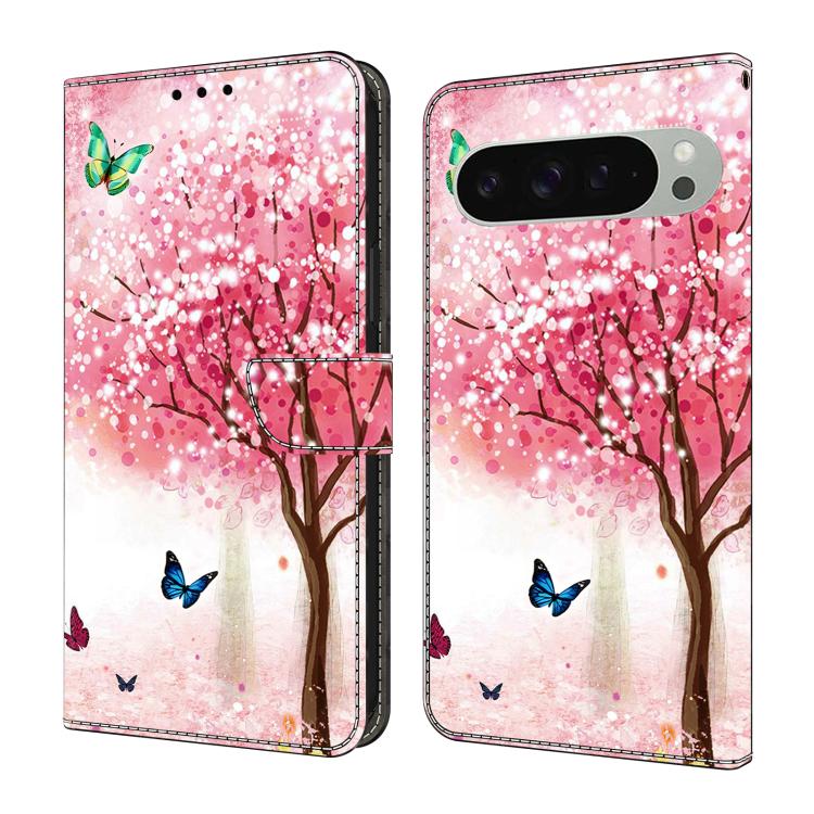 Crystal-Like Painted Vegan Leather Phone Case, For Google Pixel 10a, For Google Pixel 10 Pro XL, For Google Pixel 10 Pro, For Google Pixel 10, For Google Pixel 9a, For Google Pixel 9 Pro XL