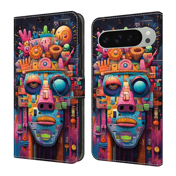 Crystal-Like Painted Vegan Leather Phone Case, For Google Pixel 10a, For Google Pixel 10 Pro XL, For Google Pixel 10 Pro, For Google Pixel 10, For Google Pixel 9a, For Google Pixel 9 Pro XL
