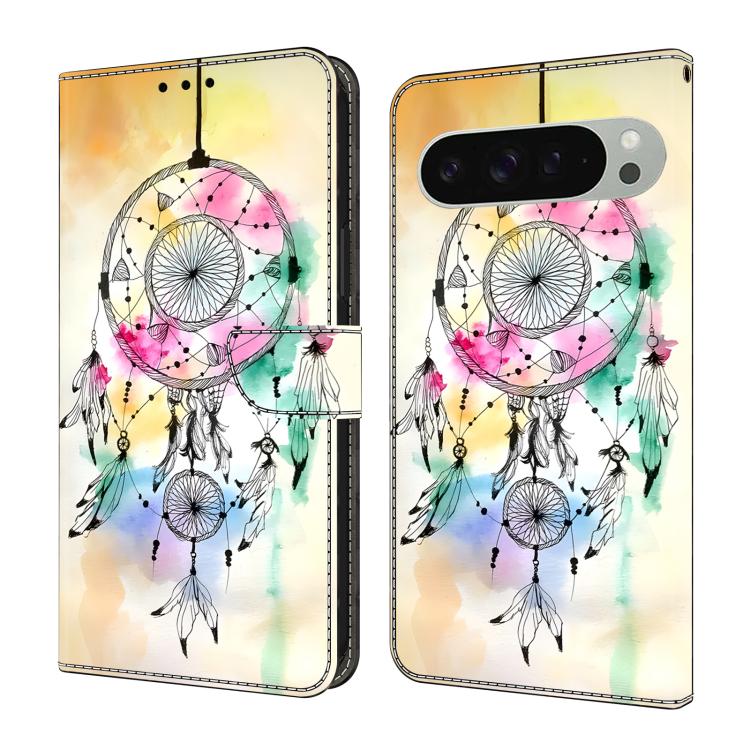 Crystal-Like Painted Vegan Leather Phone Case, For Google Pixel 10a, For Google Pixel 10 Pro XL, For Google Pixel 10 Pro, For Google Pixel 10, For Google Pixel 9a, For Google Pixel 9 Pro XL
