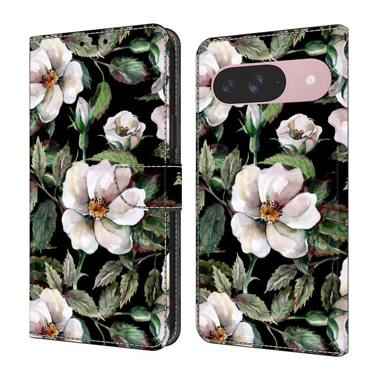 Crystal-Like Painted Vegan Leather Phone Case, For Google Pixel 9 Pro, For Google Pixel 9, For Google Pixel 8a, For Google Pixel 8 Pro, For Google Pixel 8