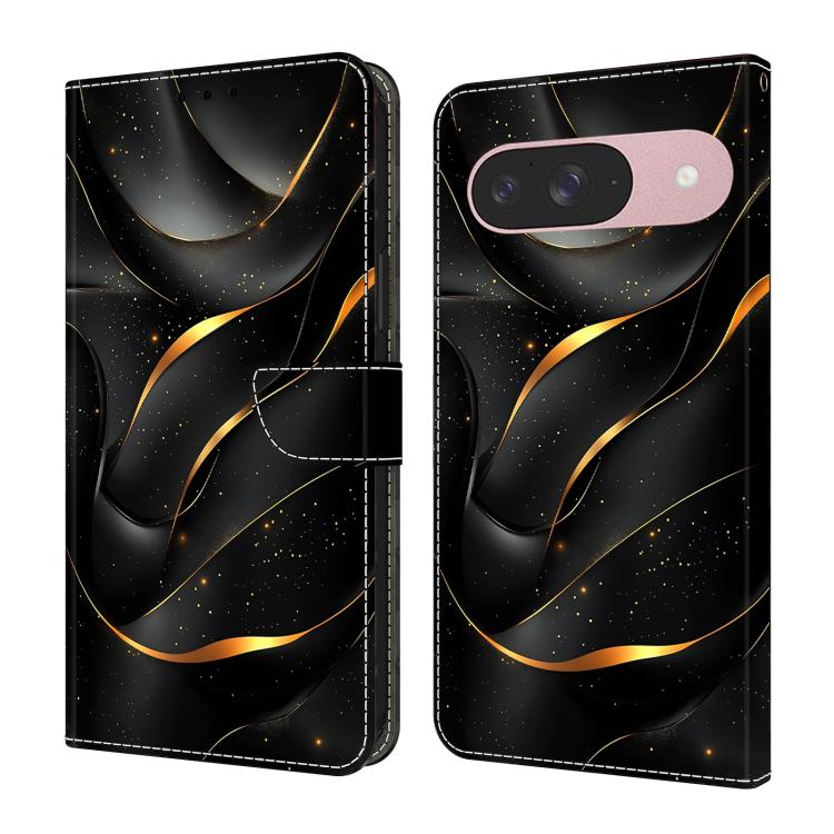 Crystal-Like Painted Vegan Leather Phone Case, For Google Pixel 9 Pro, For Google Pixel 9, For Google Pixel 8a, For Google Pixel 8 Pro, For Google Pixel 8