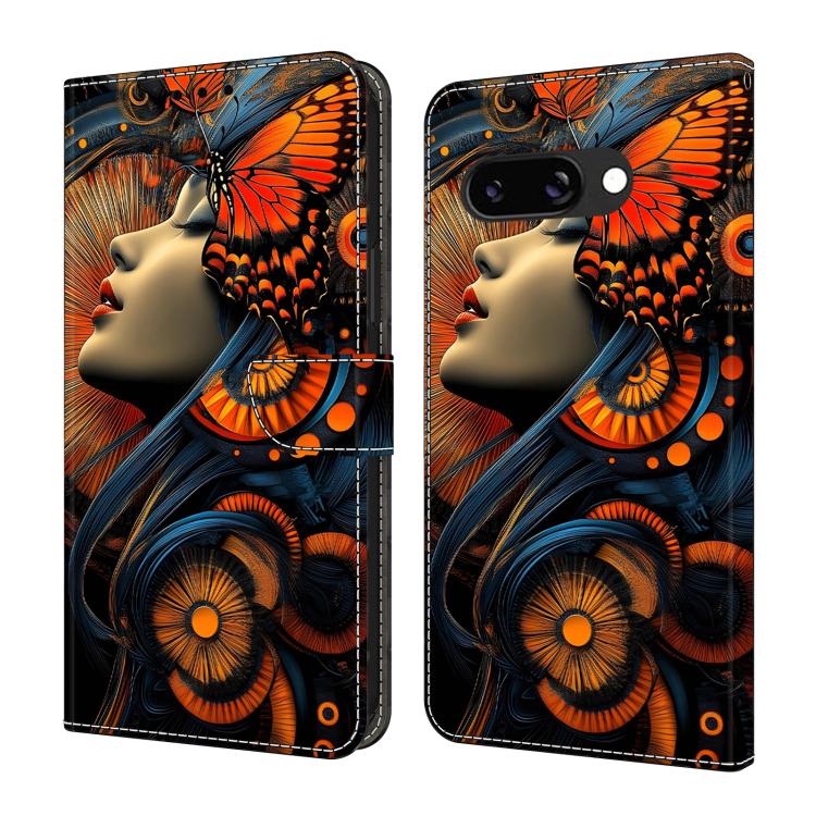 Crystal-Like Painted Vegan Leather Phone Case, For Google Pixel 10a, For Google Pixel 10 Pro XL, For Google Pixel 10 Pro, For Google Pixel 10, For Google Pixel 9a, For Google Pixel 9 Pro XL