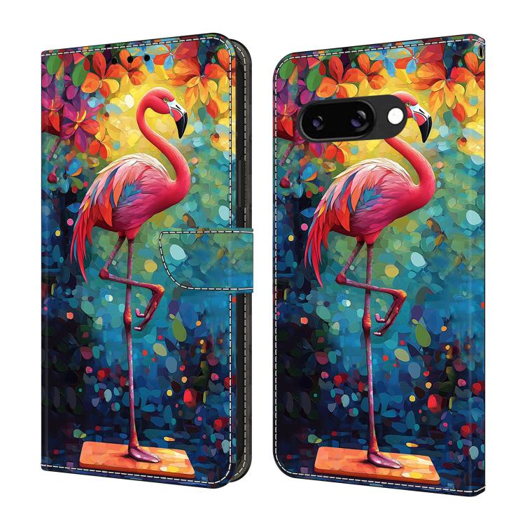 Crystal-Like Painted Vegan Leather Phone Case, For Google Pixel 10a, For Google Pixel 10 Pro XL, For Google Pixel 10 Pro, For Google Pixel 10, For Google Pixel 9a, For Google Pixel 9 Pro XL
