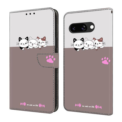 Crystal-Like Painted Vegan Leather Phone Case, For Google Pixel 10a, For Google Pixel 10 Pro XL, For Google Pixel 10 Pro, For Google Pixel 10, For Google Pixel 9a, For Google Pixel 9 Pro XL