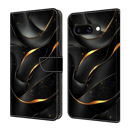 Crystal-Like Painted Vegan Leather Phone Case, For Google Pixel 10a, For Google Pixel 10 Pro XL, For Google Pixel 10 Pro, For Google Pixel 10, For Google Pixel 9a, For Google Pixel 9 Pro XL