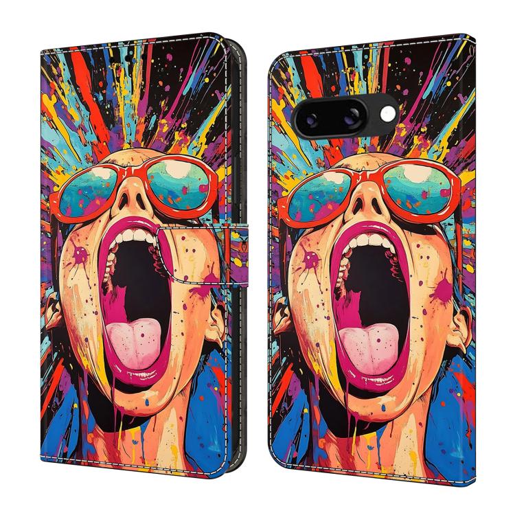 Crystal-Like Painted Vegan Leather Phone Case, For Google Pixel 10a, For Google Pixel 10 Pro XL, For Google Pixel 10 Pro, For Google Pixel 10, For Google Pixel 9a, For Google Pixel 9 Pro XL