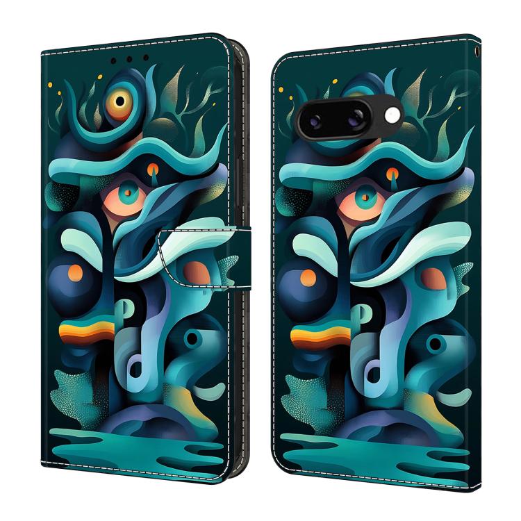 Crystal-Like Painted Vegan Leather Phone Case, For Google Pixel 10a, For Google Pixel 10 Pro XL, For Google Pixel 10 Pro, For Google Pixel 10, For Google Pixel 9a, For Google Pixel 9 Pro XL