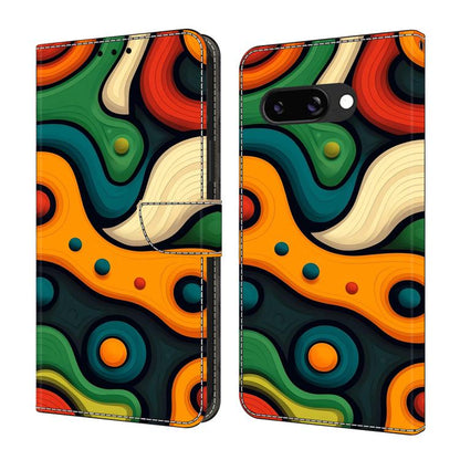 Crystal-Like Painted Vegan Leather Phone Case, For Google Pixel 10a, For Google Pixel 10 Pro XL, For Google Pixel 10 Pro, For Google Pixel 10, For Google Pixel 9a, For Google Pixel 9 Pro XL