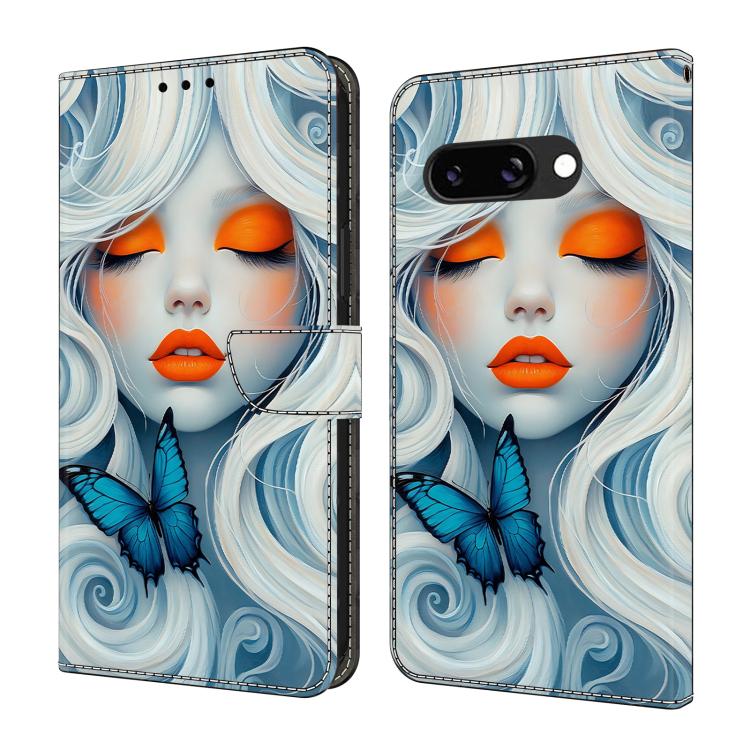 Crystal-Like Painted Vegan Leather Phone Case, For Google Pixel 10a, For Google Pixel 10 Pro XL, For Google Pixel 10 Pro, For Google Pixel 10, For Google Pixel 9a, For Google Pixel 9 Pro XL