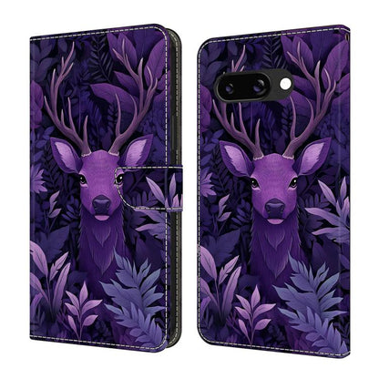 Crystal-Like Painted Vegan Leather Phone Case, For Google Pixel 10a, For Google Pixel 10 Pro XL, For Google Pixel 10 Pro, For Google Pixel 10, For Google Pixel 9a, For Google Pixel 9 Pro XL