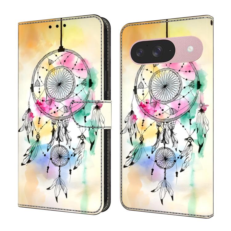 Crystal-Like Painted Vegan Leather Phone Case, For Google Pixel 10a, For Google Pixel 10 Pro XL, For Google Pixel 10 Pro, For Google Pixel 10, For Google Pixel 9a, For Google Pixel 9 Pro XL