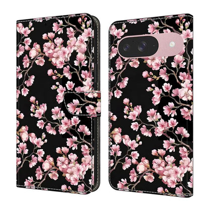 Crystal-Like Painted Vegan Leather Phone Case, For Google Pixel 10a, For Google Pixel 10 Pro XL, For Google Pixel 10 Pro, For Google Pixel 10, For Google Pixel 9a, For Google Pixel 9 Pro XL