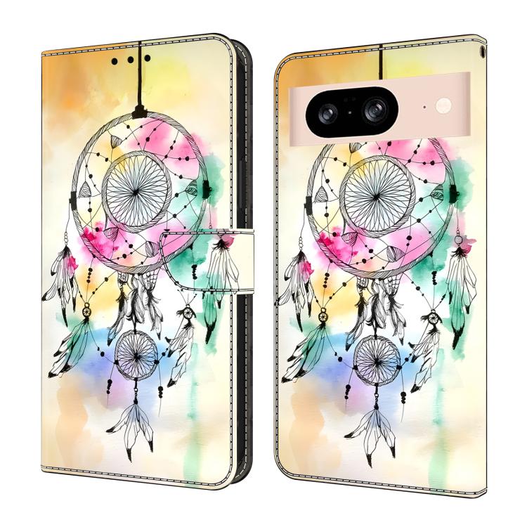 Crystal-Like Painted Vegan Leather Phone Case, For Google Pixel 9 Pro, For Google Pixel 9, For Google Pixel 8a, For Google Pixel 8 Pro, For Google Pixel 8