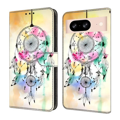 Crystal-Like Painted Vegan Leather Phone Case, For Google Pixel 9 Pro, For Google Pixel 9, For Google Pixel 8a, For Google Pixel 8 Pro, For Google Pixel 8