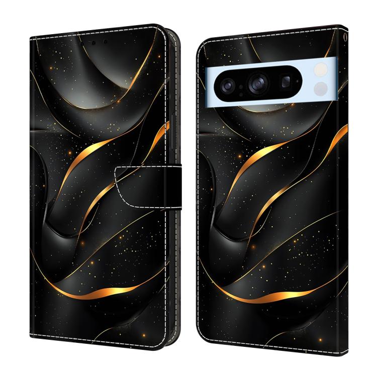 Crystal-Like Painted Vegan Leather Phone Case, For Google Pixel 9 Pro, For Google Pixel 9, For Google Pixel 8a, For Google Pixel 8 Pro, For Google Pixel 8