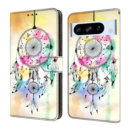 Crystal-Like Painted Vegan Leather Phone Case, For Google Pixel 9 Pro, For Google Pixel 9, For Google Pixel 8a, For Google Pixel 8 Pro, For Google Pixel 8