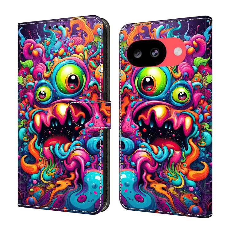Crystal-Like Painted Vegan Leather Phone Case, For Google Pixel 10a, For Google Pixel 10 Pro XL, For Google Pixel 10 Pro, For Google Pixel 10, For Google Pixel 9a, For Google Pixel 9 Pro XL